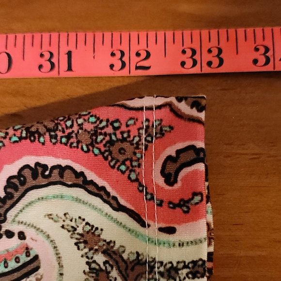 Free People Harper Pink Paisley Pull On Flare Pants - Picture 3 of 3